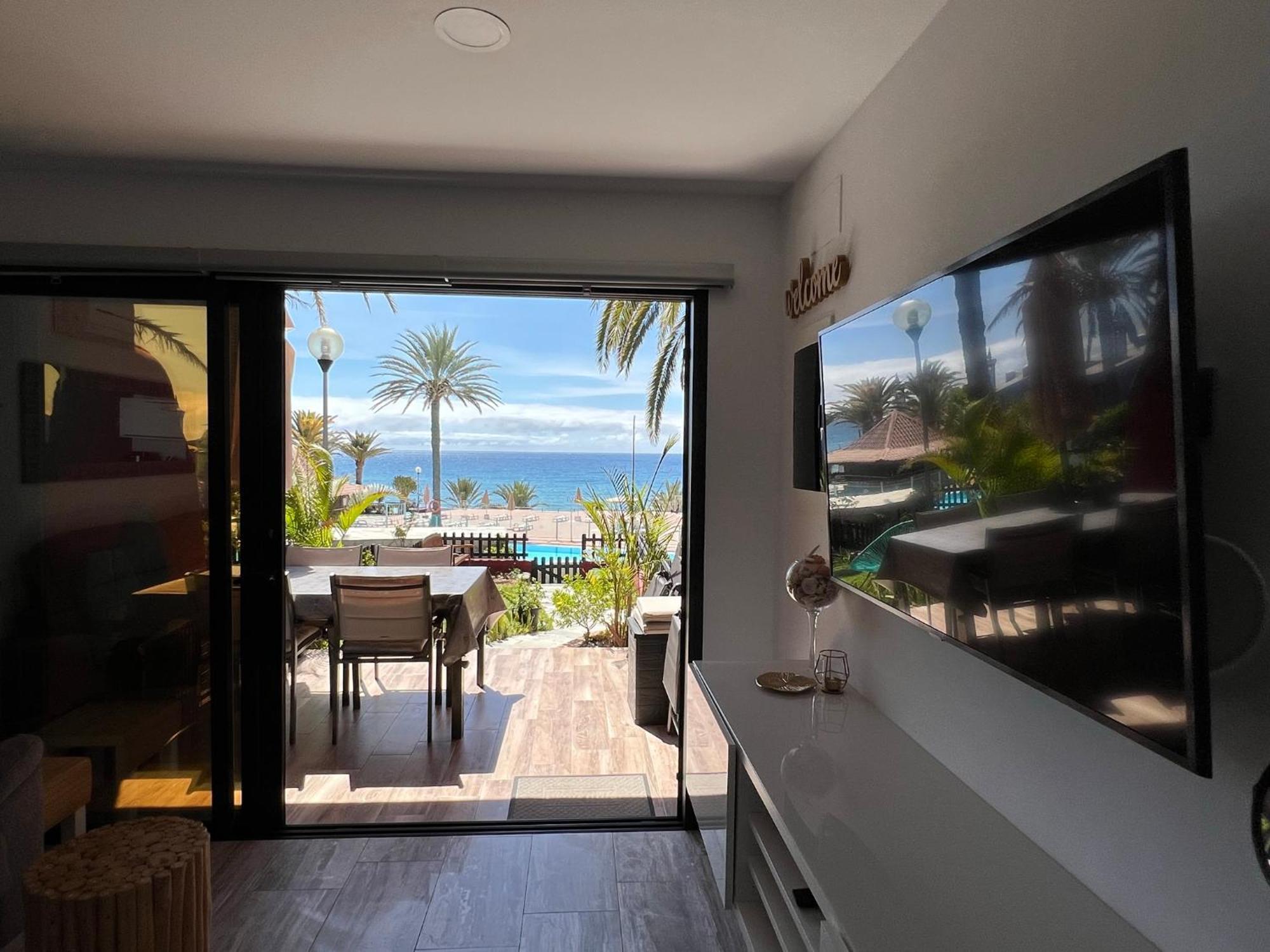 First Beachline Deluxe With Garden And Terrasse In Sun Club San Bartolomé Exterior foto