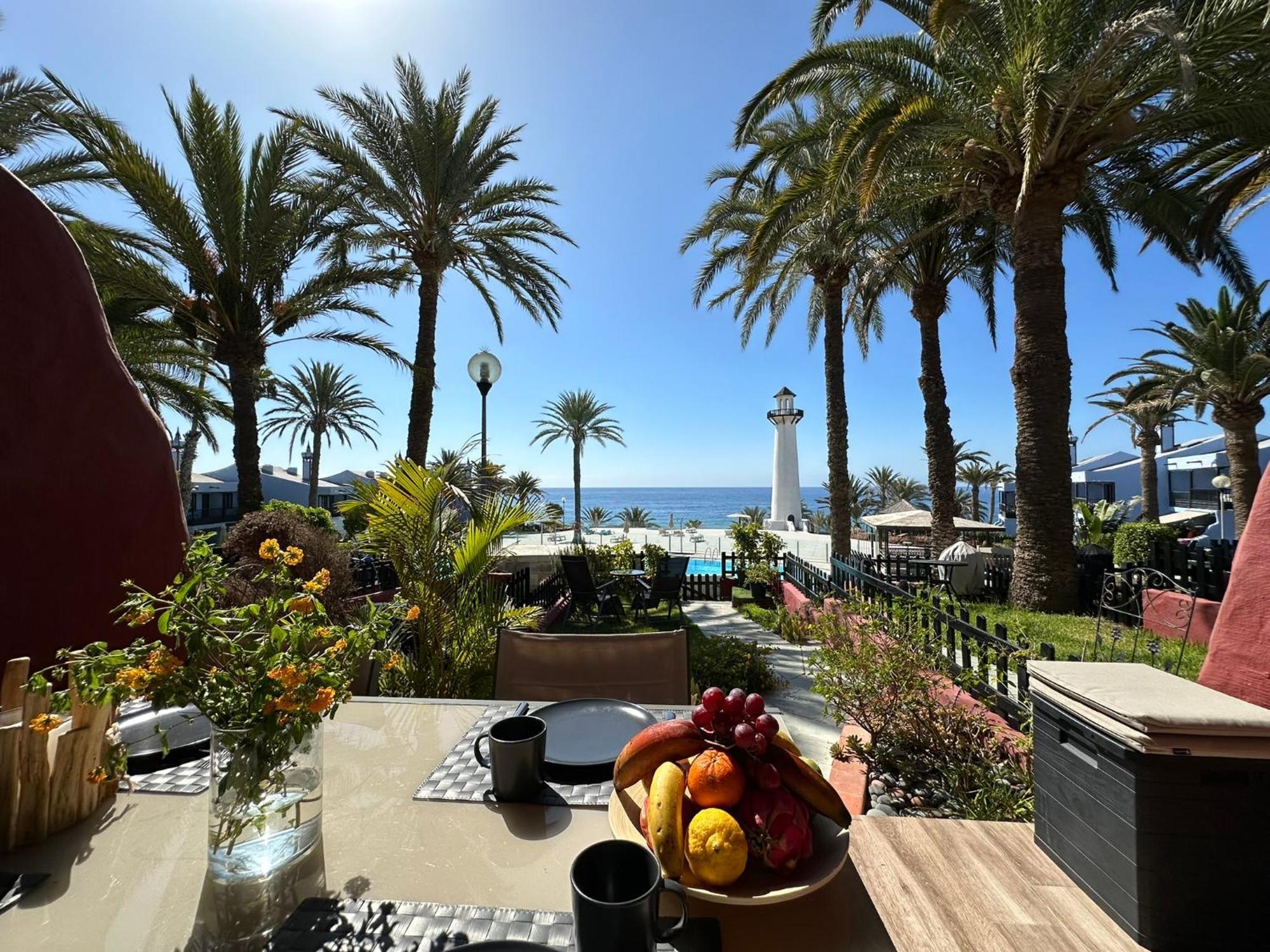 First Beachline Deluxe With Garden And Terrasse In Sun Club San Bartolomé Exterior foto